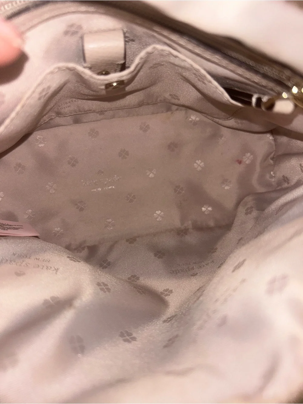 kate spade Cream Dome Satchel with Top Handles & Strap ♠️